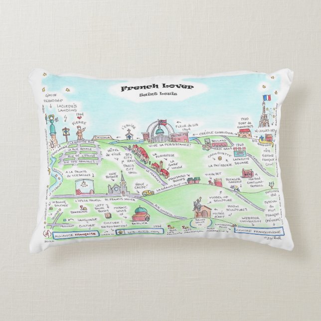 French Lover Pillow Saint Louis (Front)