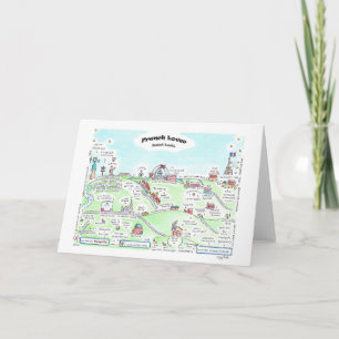 French Lover Saint Louis Folded Notecard 2020