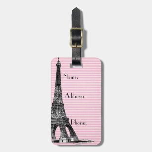 French Luggage Tag