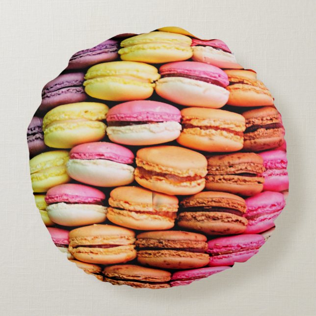 French macaron round pillow (Back)