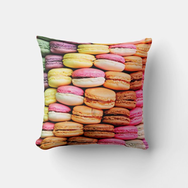 French macaron throw pillow (Front)