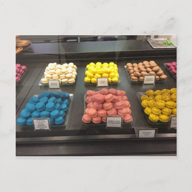 French Macarons | Paris, France Postcard (Front)