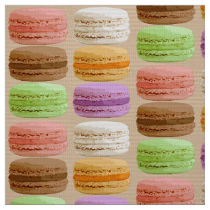 French Macarons - pastel colours Fabric