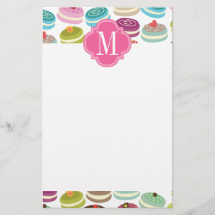 French Macarons Personalized Stationery