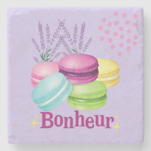 French Macarons Stone Coaster