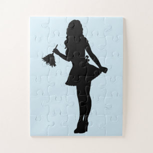 FRENCH MAID JIGSAW PUZZLE EASY