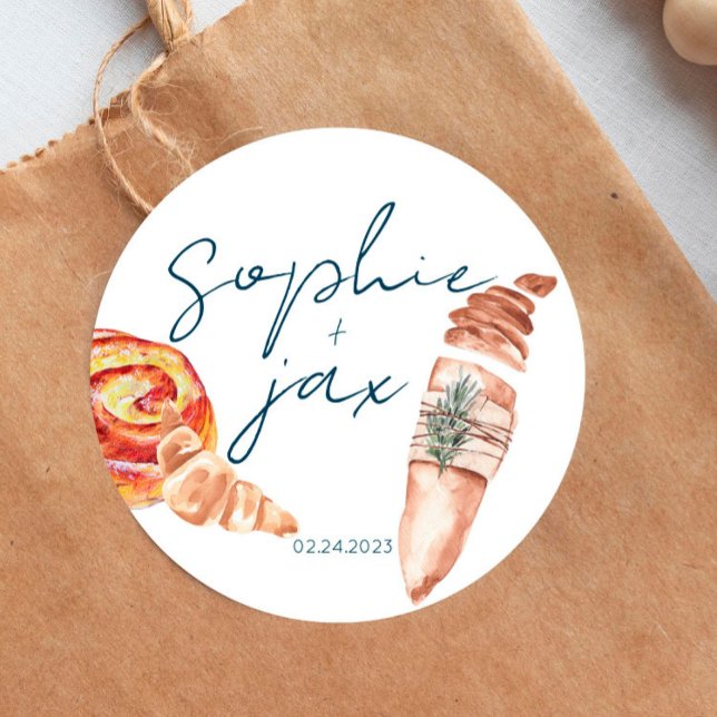 French Market - Baguette - Shower Favour Sticker (Creator Uploaded)