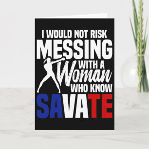 French Martial Arts Savate Instructor Kickboxing S Card