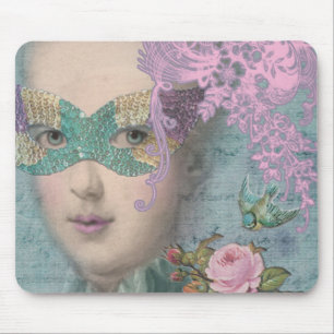 French Masquerade Mouse Pad