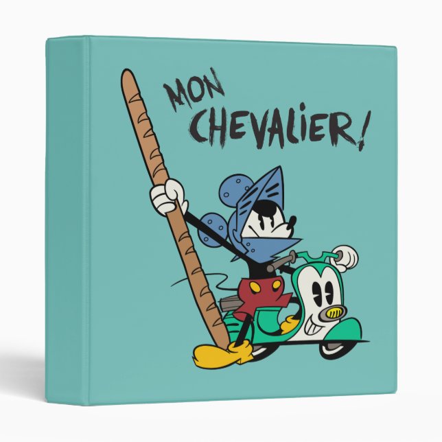French Mickey | Bagette Knight Binder (Front/Spine)