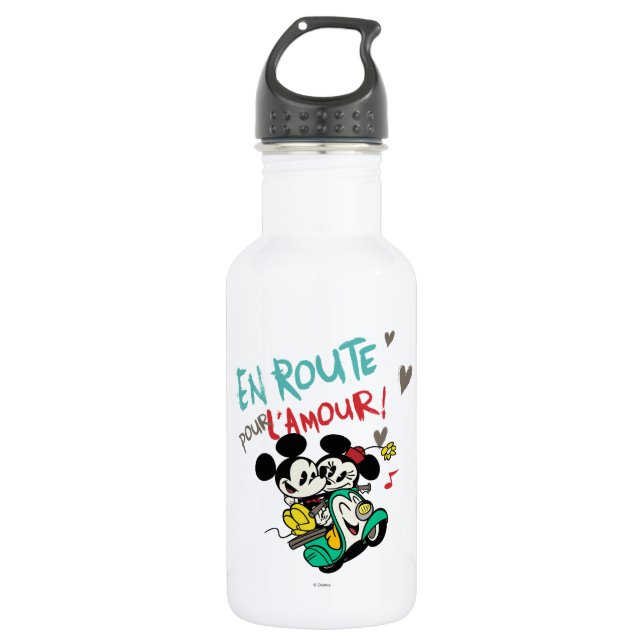 French Mickey | En Route pour L'Amour 532 Ml Water Bottle (Front)