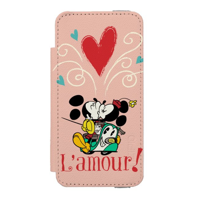 French Mickey | L'amour Incipio iPhone Wallet Case (Folio Front)
