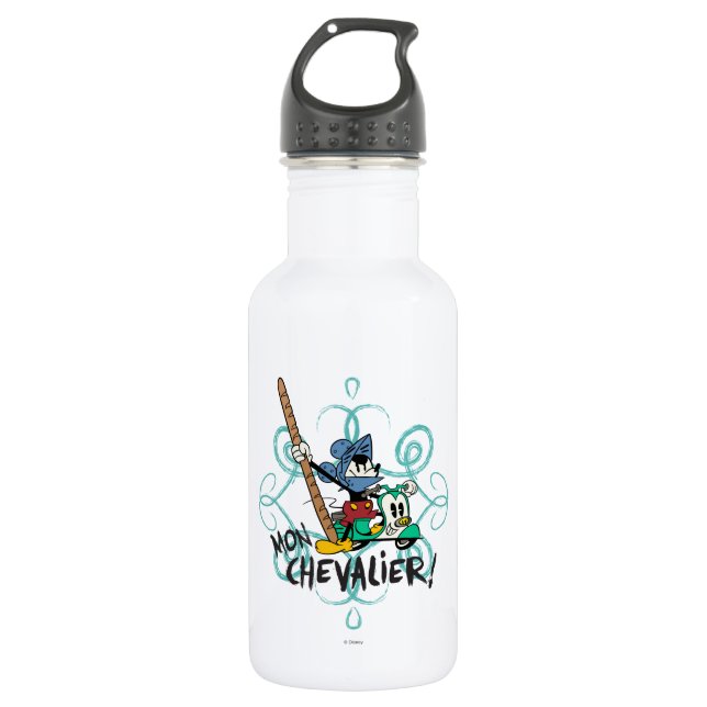French Mickey | Mon Chevalier! 532 Ml Water Bottle (Front)