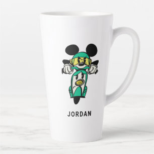 French Mickey   Straight Ahead in Vespa Latte Mug