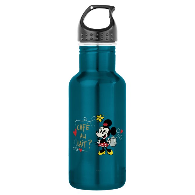 French Minnie | Caf� au Lait? 532 Ml Water Bottle (Front)