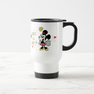 French Minnie   Caf� au Lait? Travel Mug