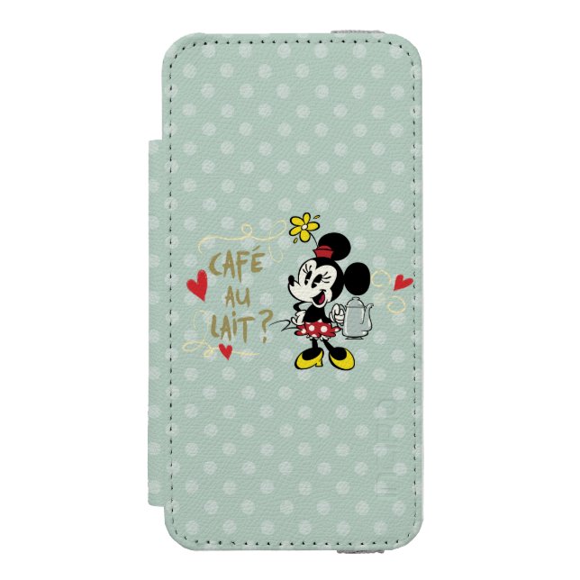 French Minnie | Café au Lait? Incipio iPhone Wallet Case (Folio Front)