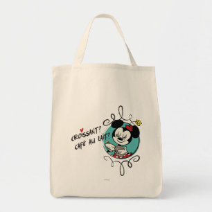 French Minnie Croissant Tote Bag