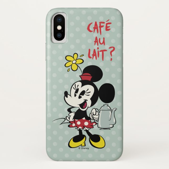 French Minnie | Minnie with Teapot Case-Mate iPhone Case (Back)