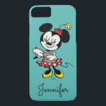 French Minnie | Waitress | Your Name iPhone 8/7 Case<br><div class="desc">Mickey Shorts: Croissant de Triomphe</div>