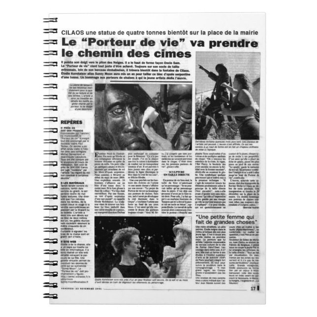 French Newspaper Journal (Front)