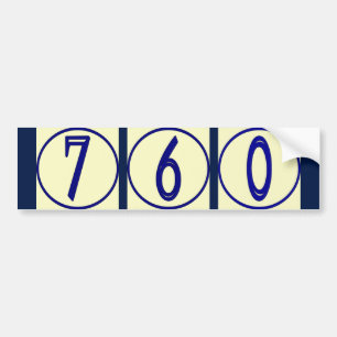 French Numbers Vinyl House Numbers Stickers