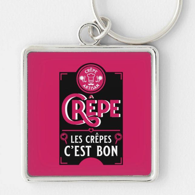 French Pancakes Keychain (Front)
