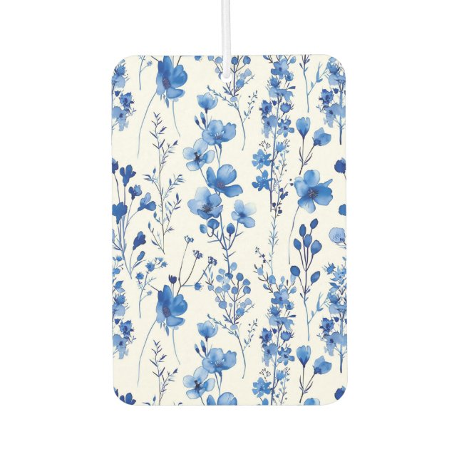 French Paper Wildflowers Pattern Design-98186 Air Freshener (Front)