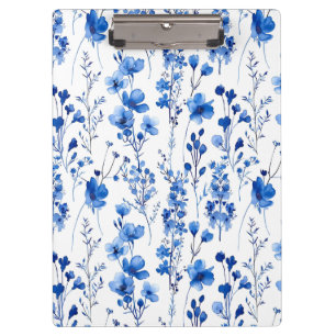 French Paper Wildflowers Pattern Design-98186 Clipboard