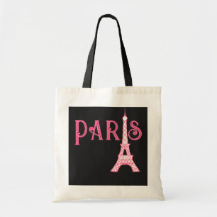 French Paris Eiffel Tower Tote Bag