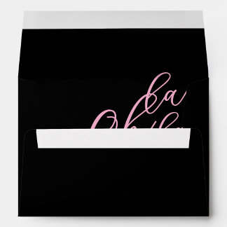 French Parisian Oh la la Bridal Shower Envelope