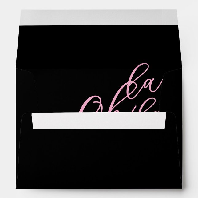 French Parisian Oh la la Bridal Shower Envelope (Creator Uploaded)