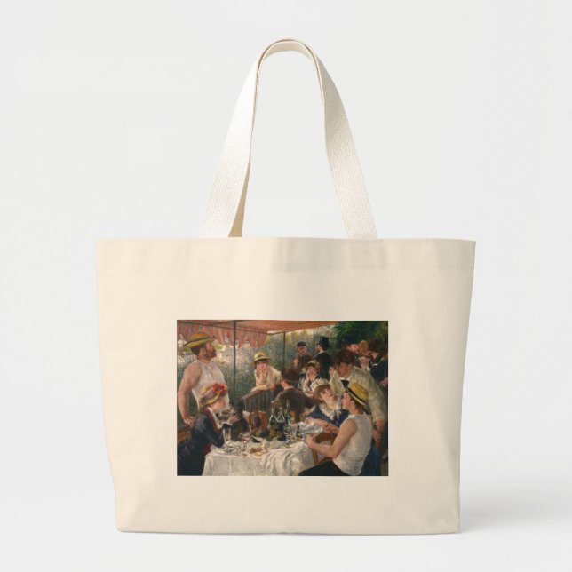 French Party Large Tote Bag (Front)