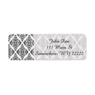 French Pattern in Black & White