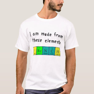 French periodic table patriotic shirt