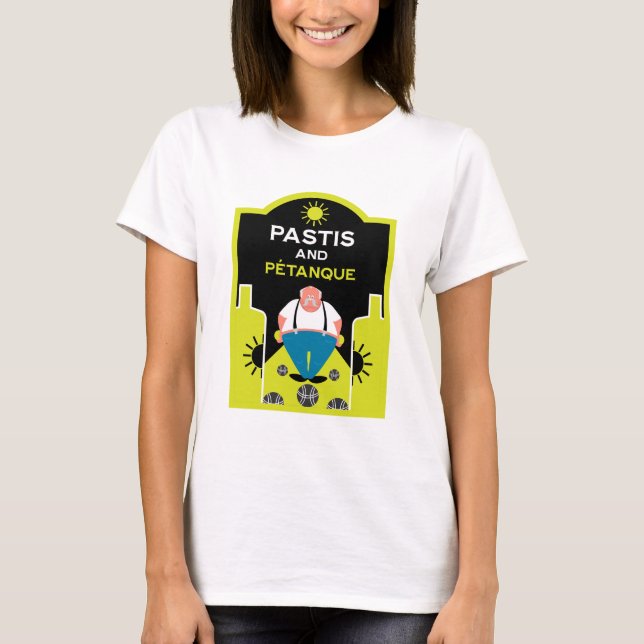 French Pétanque Bocce T-Shirt (Front)