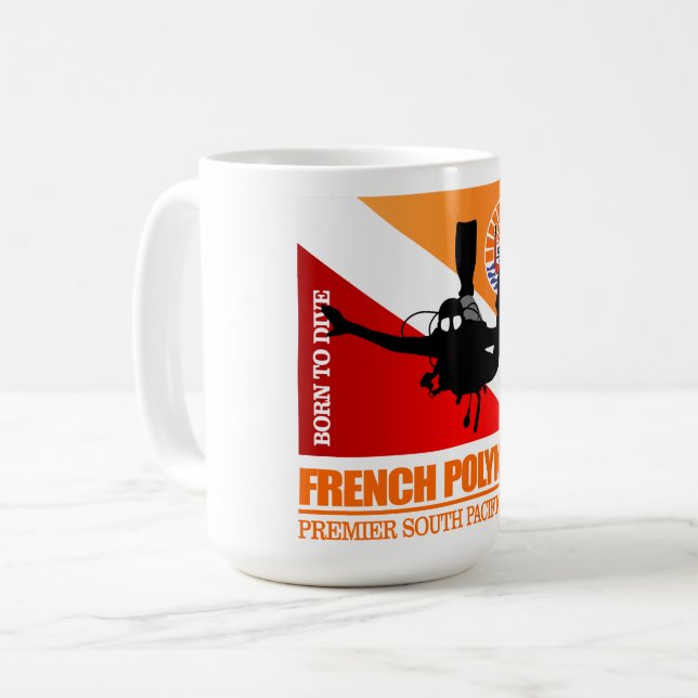 French Polynesia DF2 Coffee Mug (Front Left)