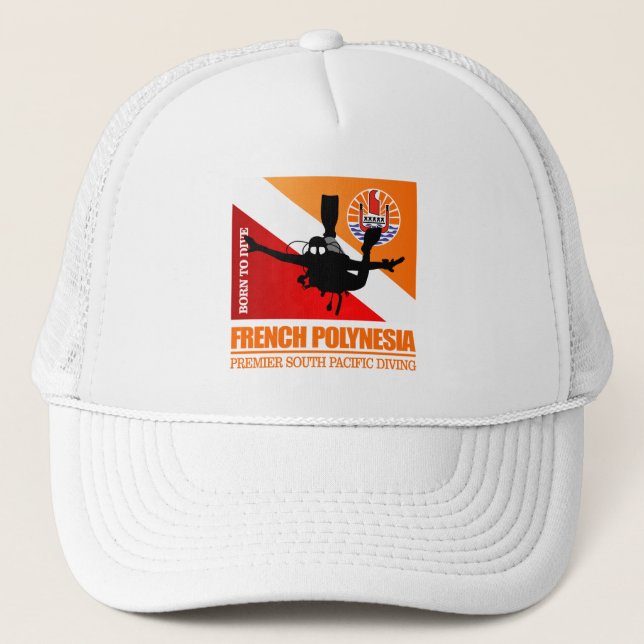 French Polynesia DF2 Trucker Hat (Front)