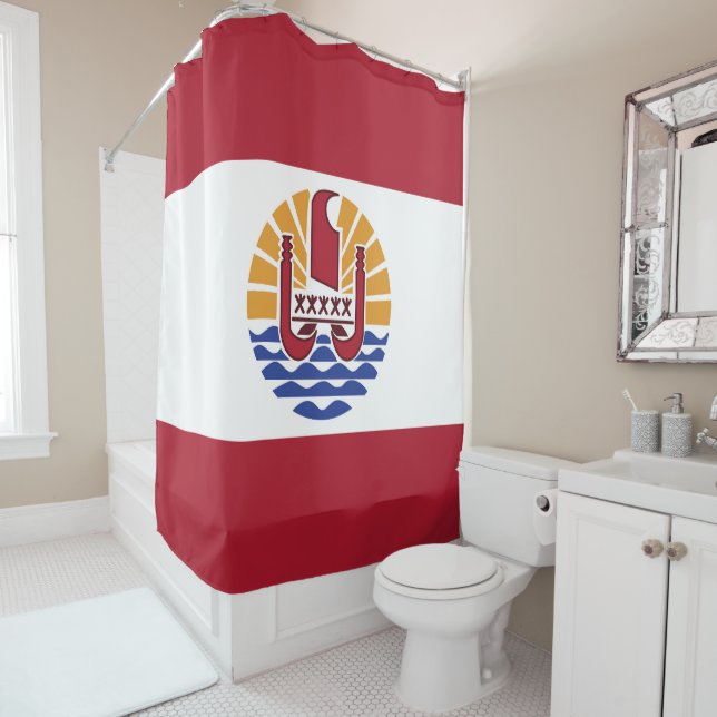 French Polynesia flag (In Situ)