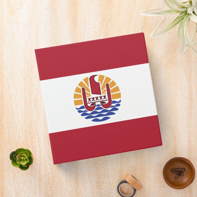 French Polynesia flag Binder (In Situ)