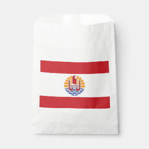 French Polynesia Flag Favour Bag