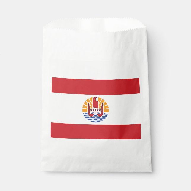 French Polynesia Flag Favour Bag (Front)