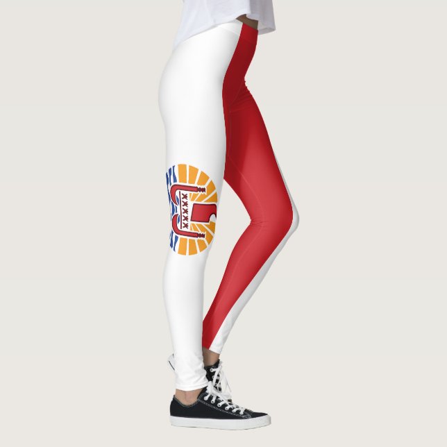 French Polynesia Flag Leggings (Right)