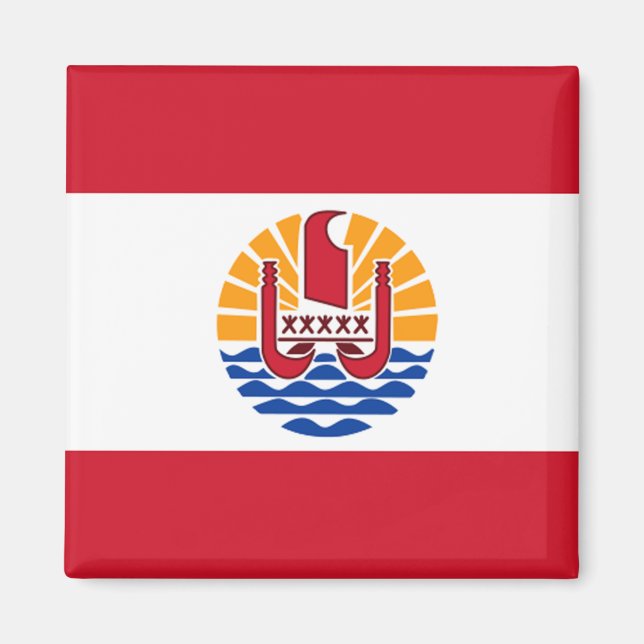 French Polynesia Flag Magnet (Front)