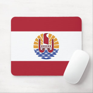 French Polynesia flag Mouse Pad