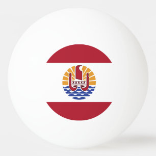 French Polynesia flag Ping Pong Ball