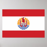 French Polynesia Flag