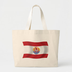 French Polynesia Flag Tote Bag