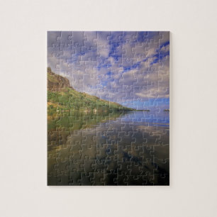 French Polynesia, Moorea. Cooks Bay. Cruise ship 2 Jigsaw Puzzle