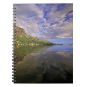 French Polynesia, Moorea. Cooks Bay. Cruise ship 2 Notebook